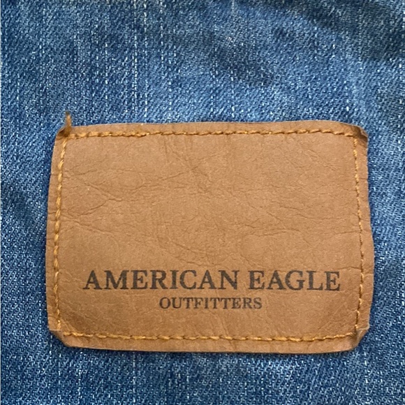 American Eagle Outfitters Blue Jean Denim Tote Bag - Picture 2 of 11